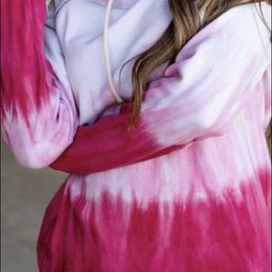 Ampersand Ave Double Hood to Dye for Pink